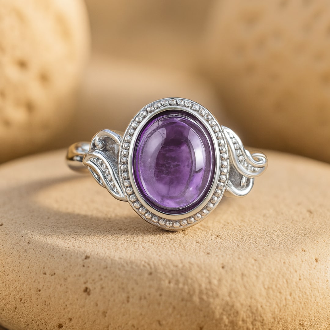 "Plenitude" Ring in Amethyst