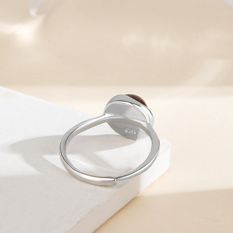 Adjustable "Shakti" Ring in Tiger's Eye