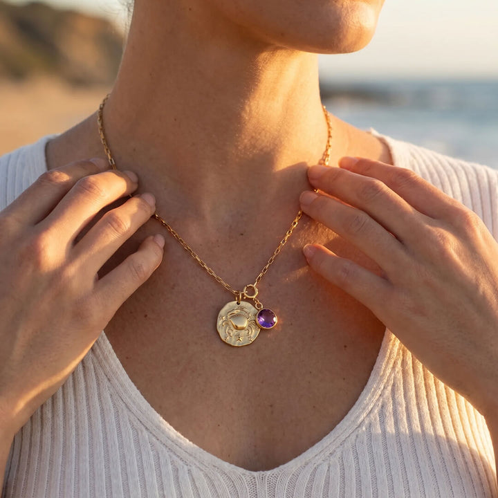 "Sign & Energy" Pendant with Associated Stone