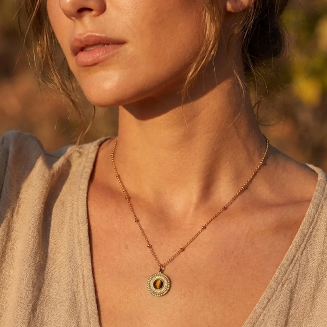 "Inner Strength" Pendant in Tiger's Eye
