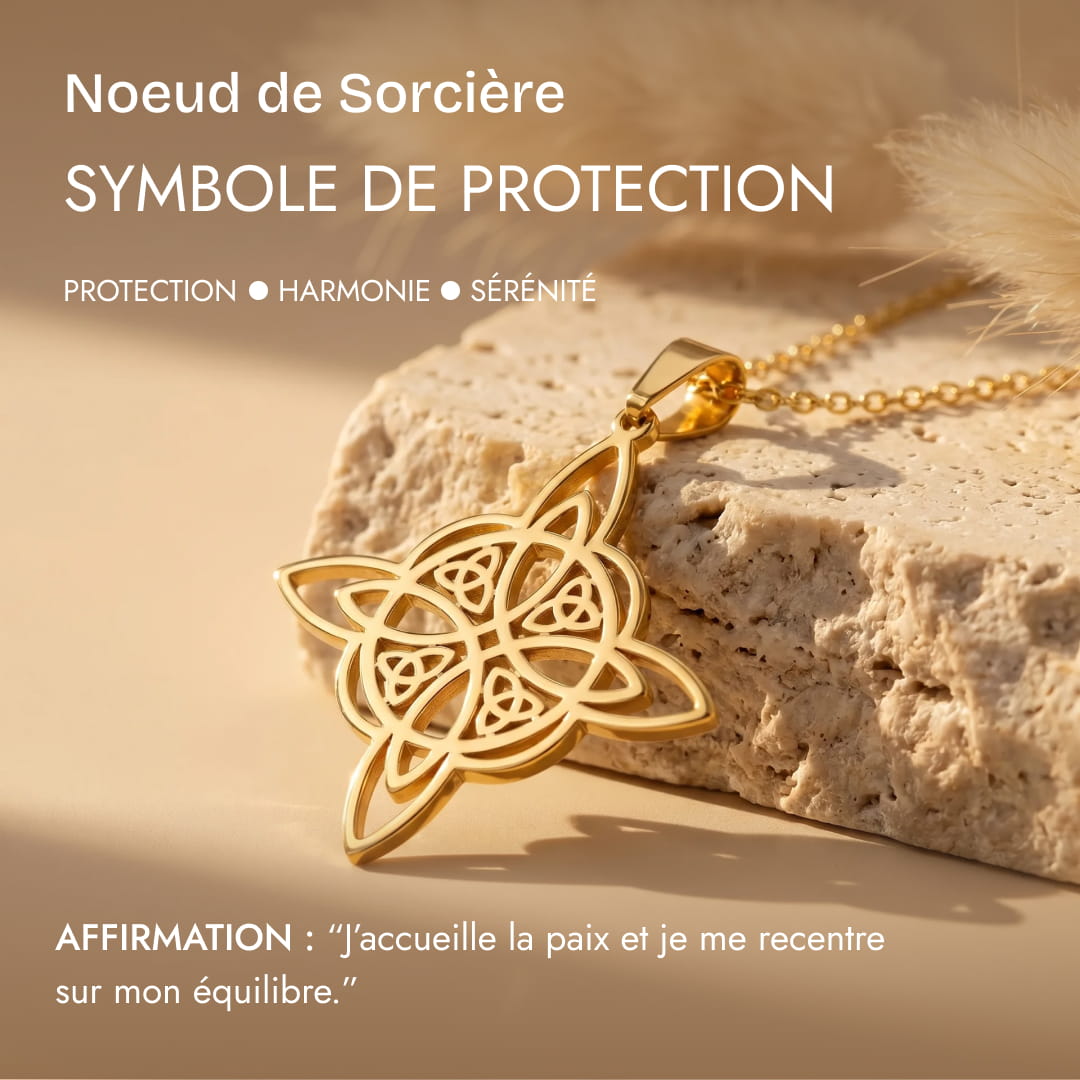 "Eternal Protection" Pendant in Witch's Knot