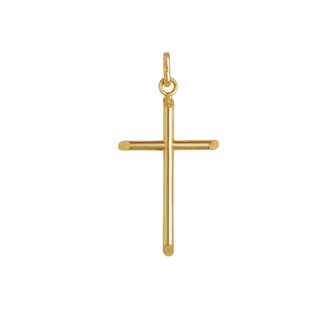 CLASSIC CROSS PENDANT - VERMEIL SILVER