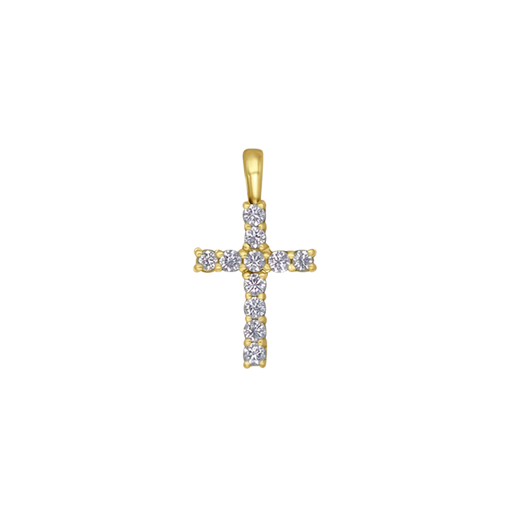 CROSS PENDANT - VERMEIL SILVER
