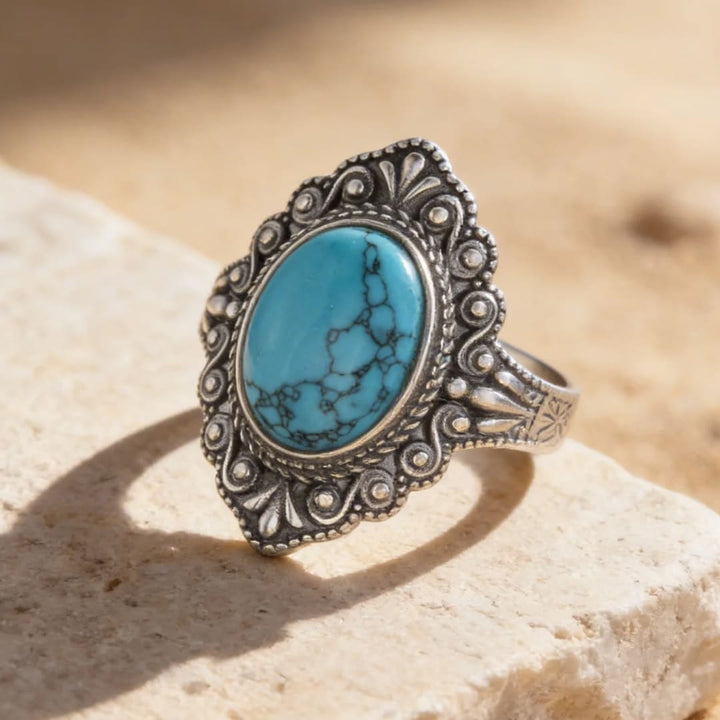 "Sky and Water" Ring in Turquoise