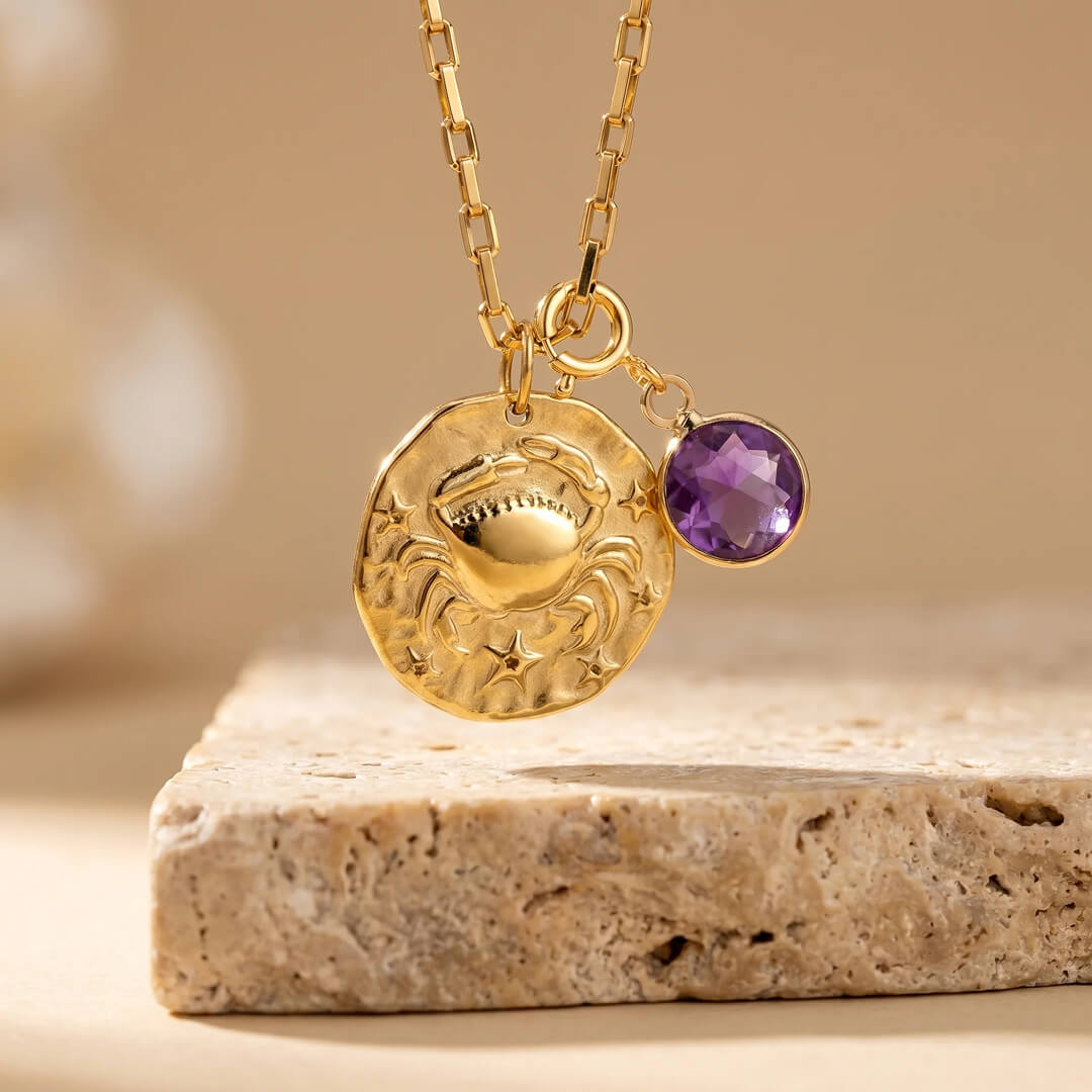 "Sign & Energy" Pendant with Associated Stone