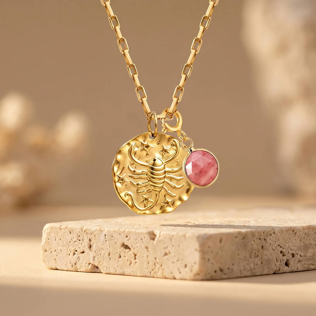 "Sign & Energy" Pendant with Associated Stone