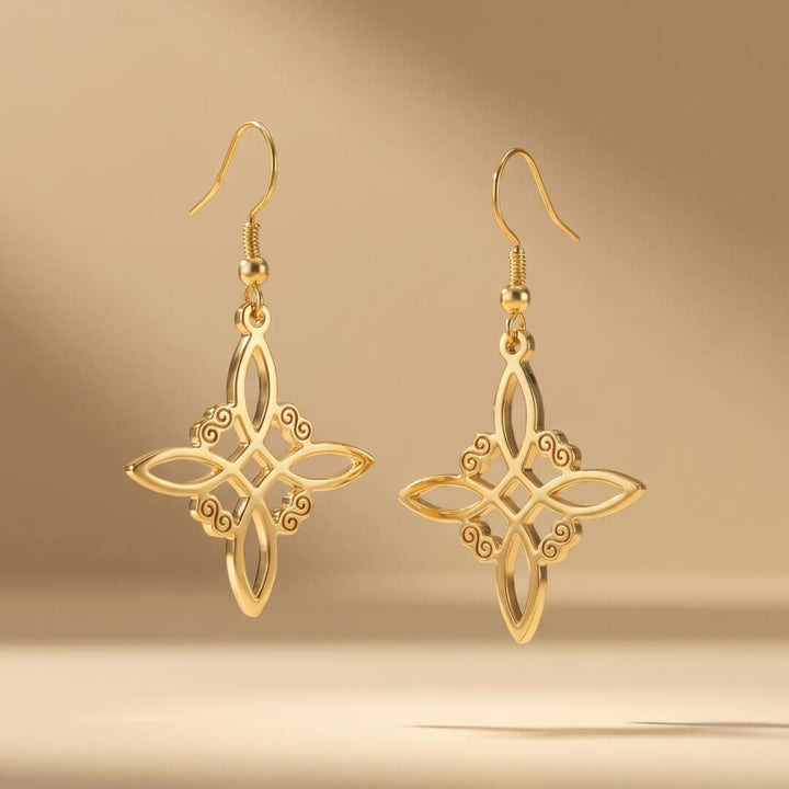 "Enchanted Protection" Earrings in Witch Knot
