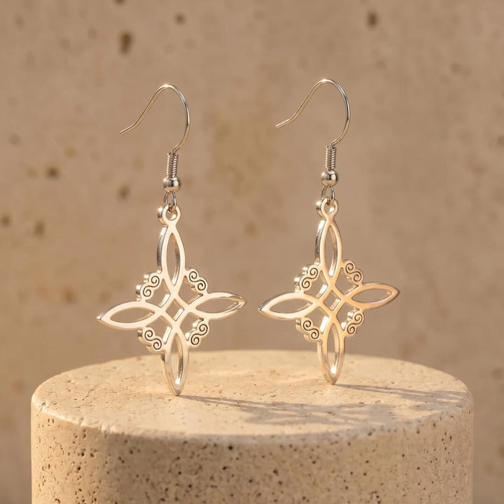 "Enchanted Protection" Earrings in Witch Knot