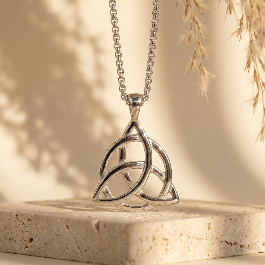 "Triquetra" Pendant in Stainless Steel