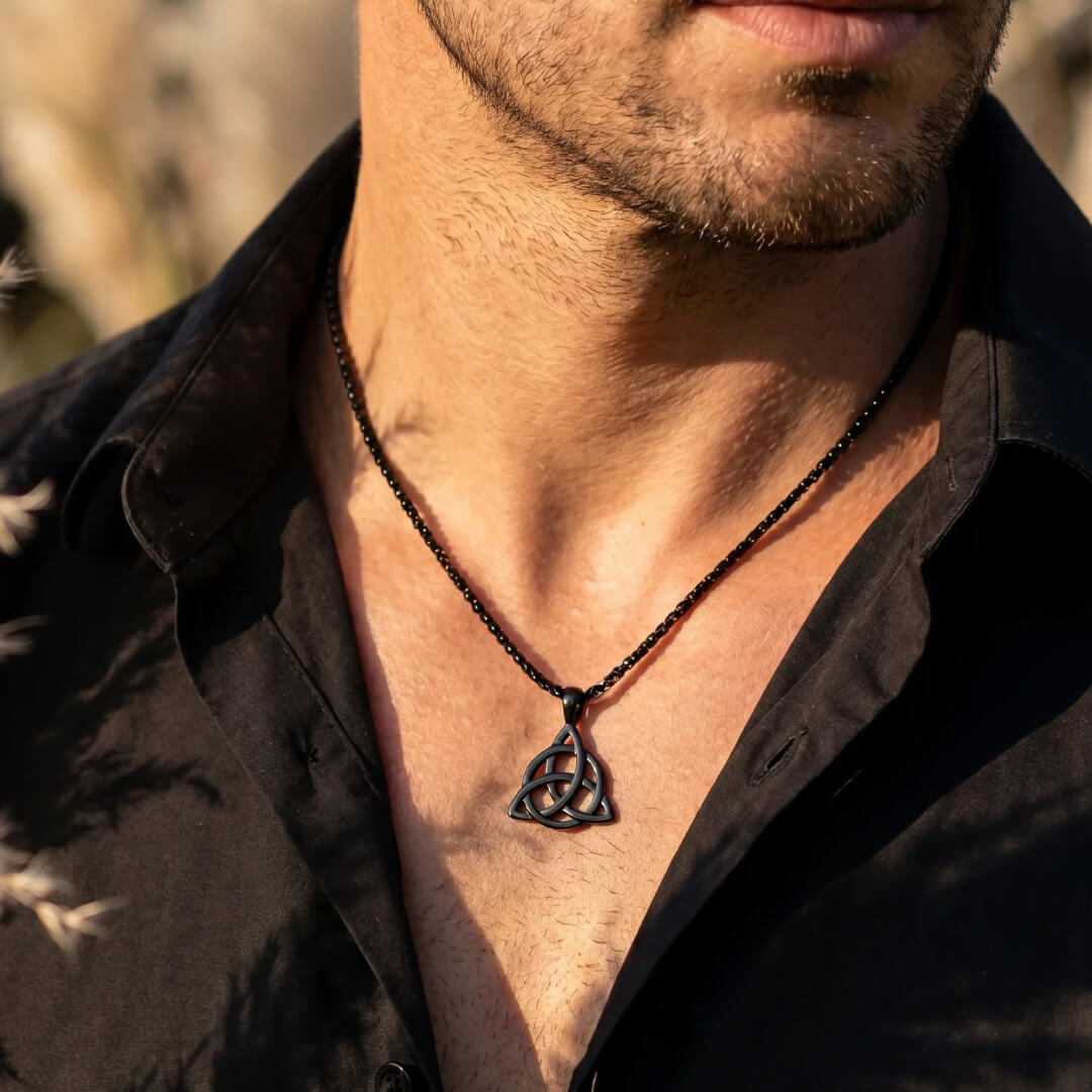 "Triquetra" Pendant in Stainless Steel