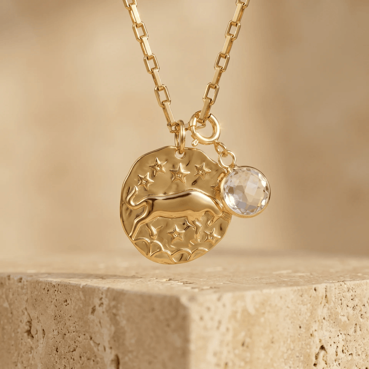"Sign & Energy" Pendant with Associated Stone