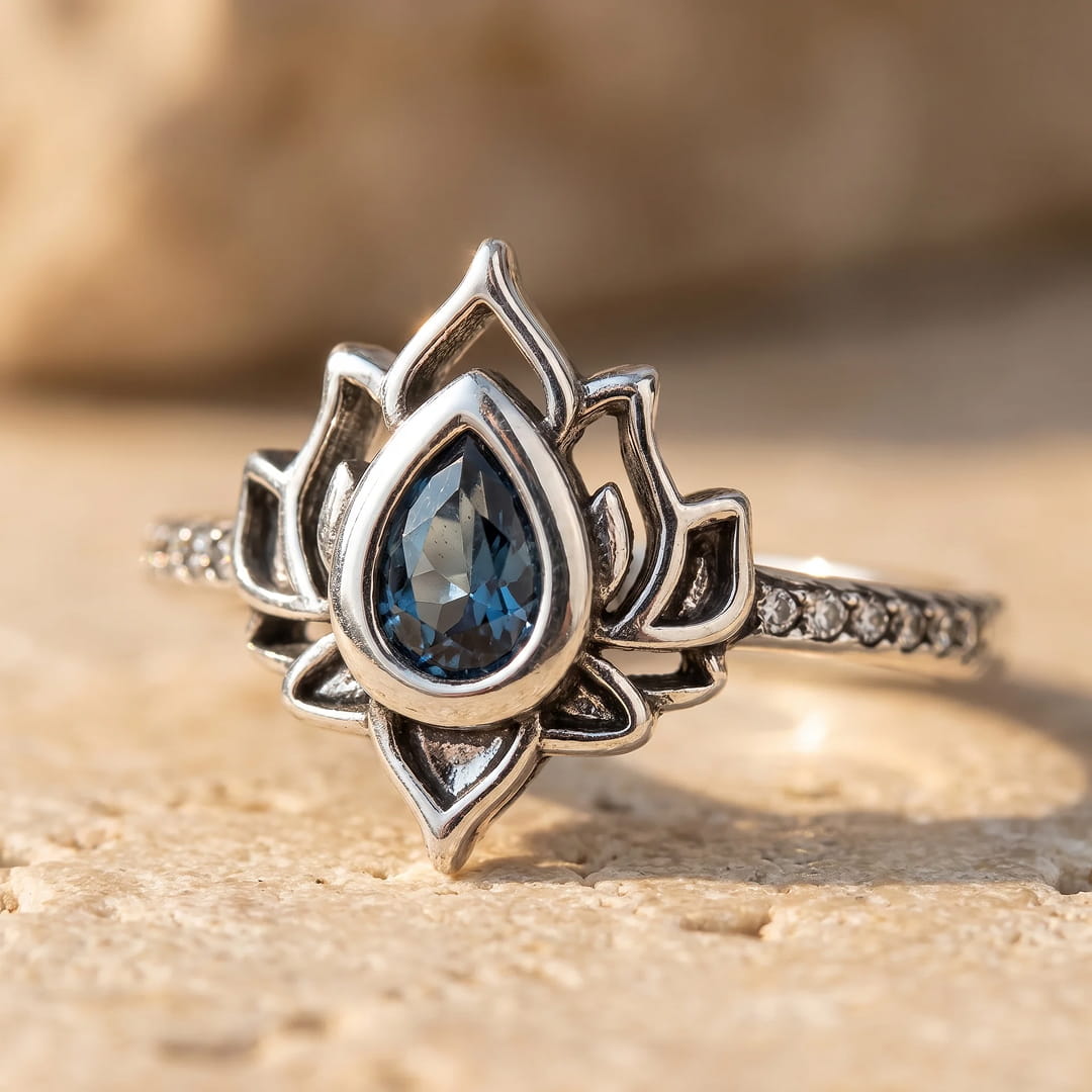Adjustable Ring "Lotus Awakening"