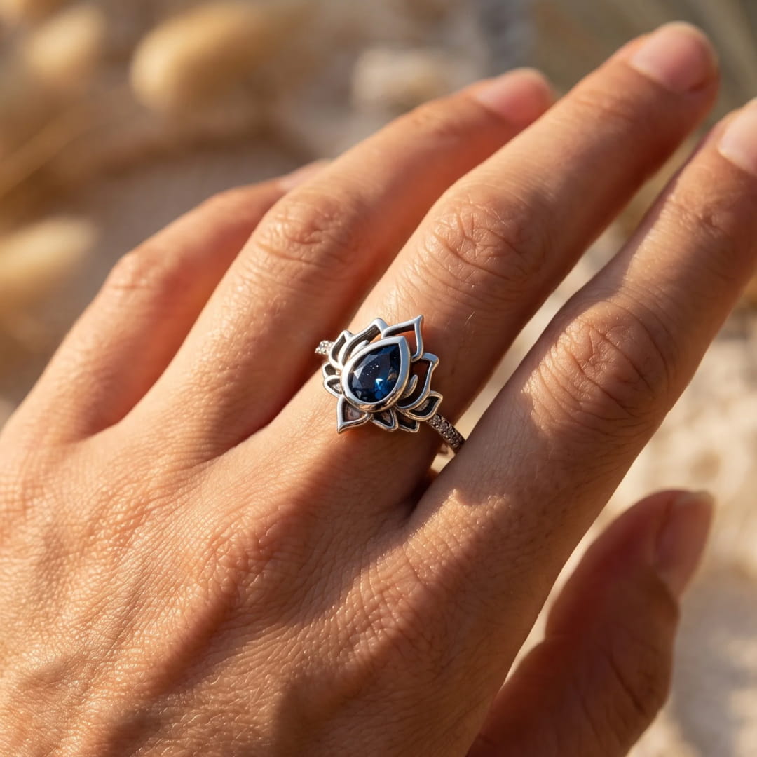 Adjustable Ring "Lotus Awakening"