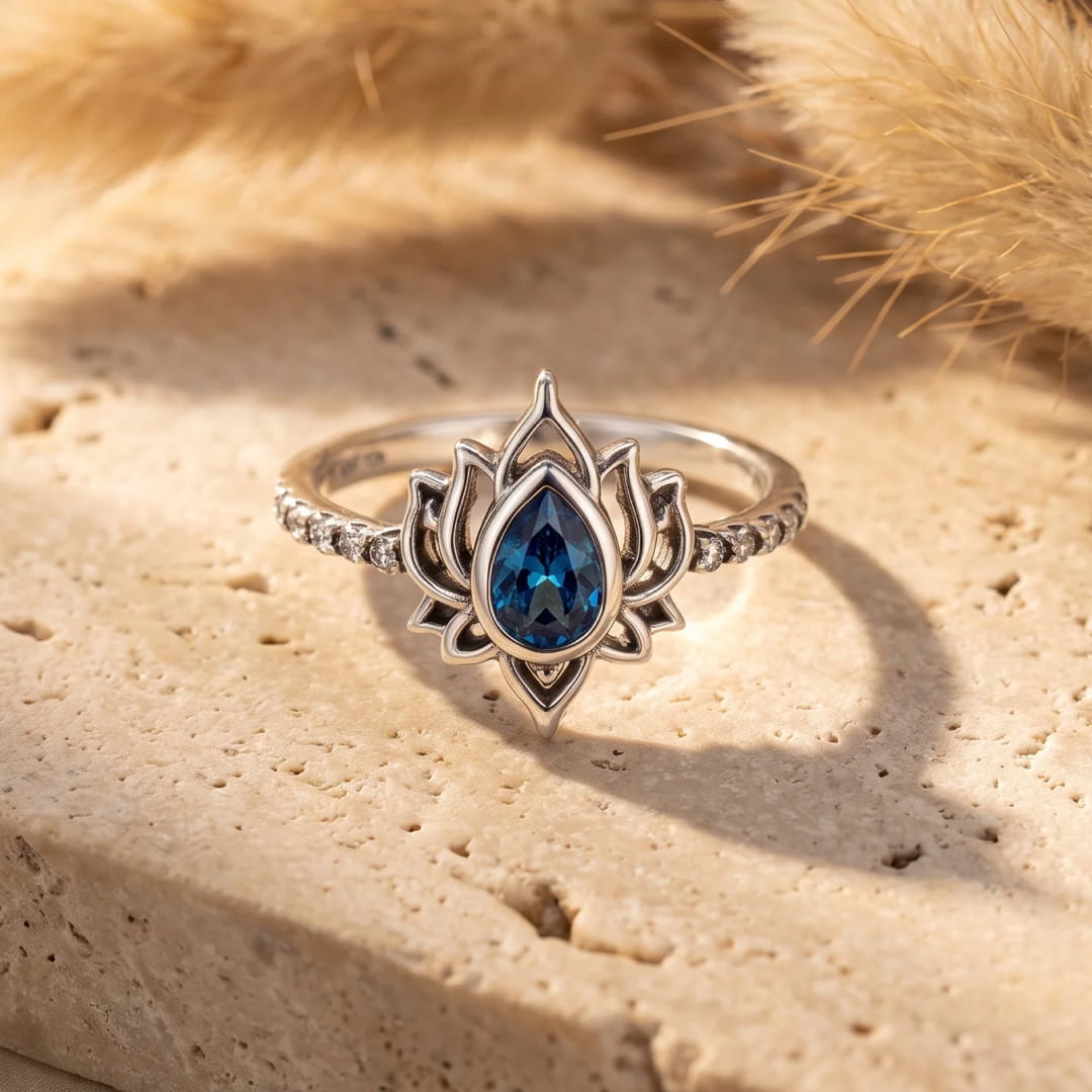 Adjustable Ring "Lotus Awakening"