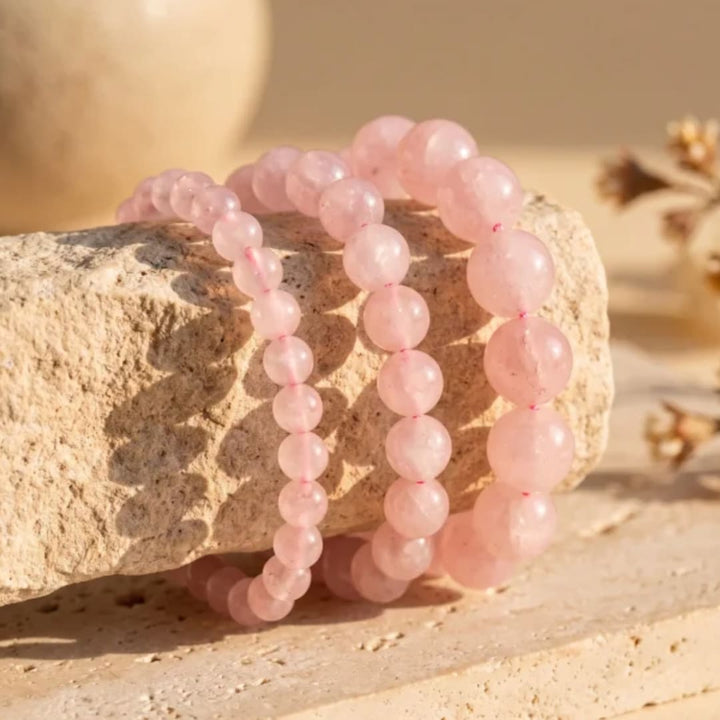 "Unconditional Love" Bracelet in Rose Quartz