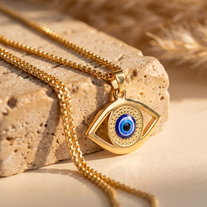 Blue Eye Pendant - Symbolic Protection Against the Evil Eye