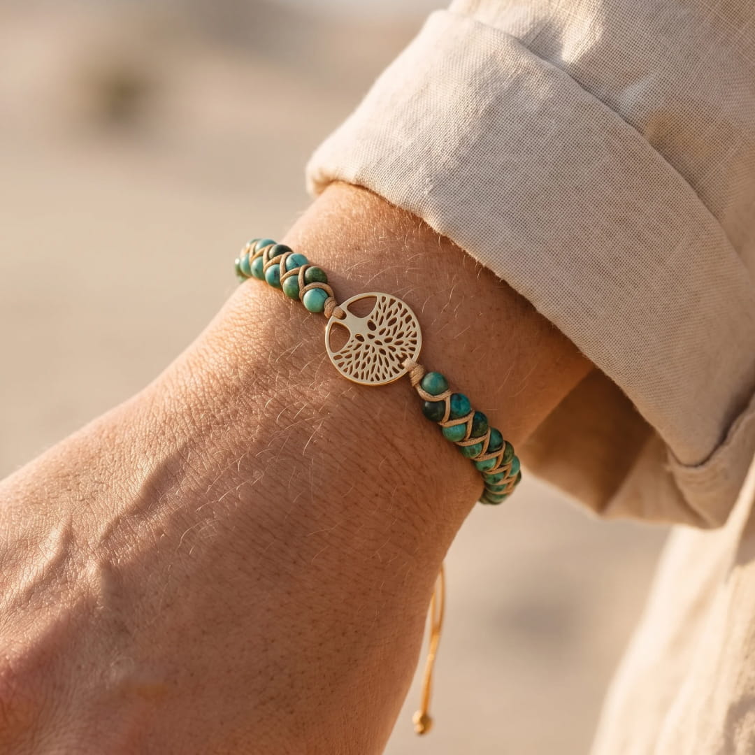 "Eternal Life" Bracelet in African Turquoise