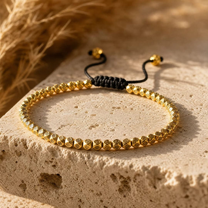 "Tibetan Wish" Bracelet in Faceted Beads