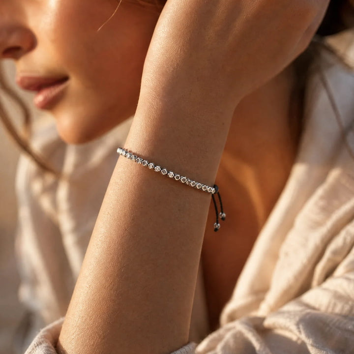 "Tibetan Wish" Bracelet in Faceted Beads