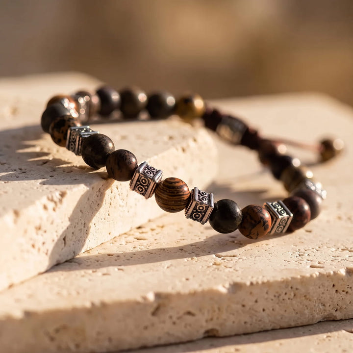 "Inner Stability" Jasper Bracelet