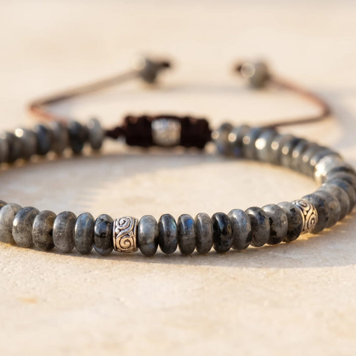 "Inner Strength" Bracelet in Larvikite
