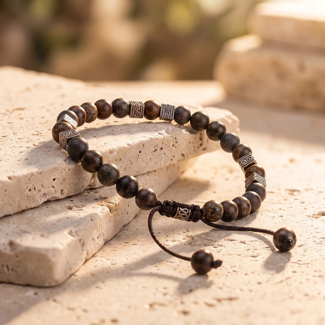 "Inner Stability" Jasper Bracelet