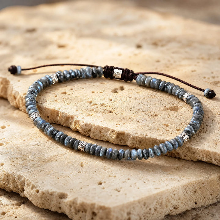 "Inner Strength" Bracelet in Larvikite