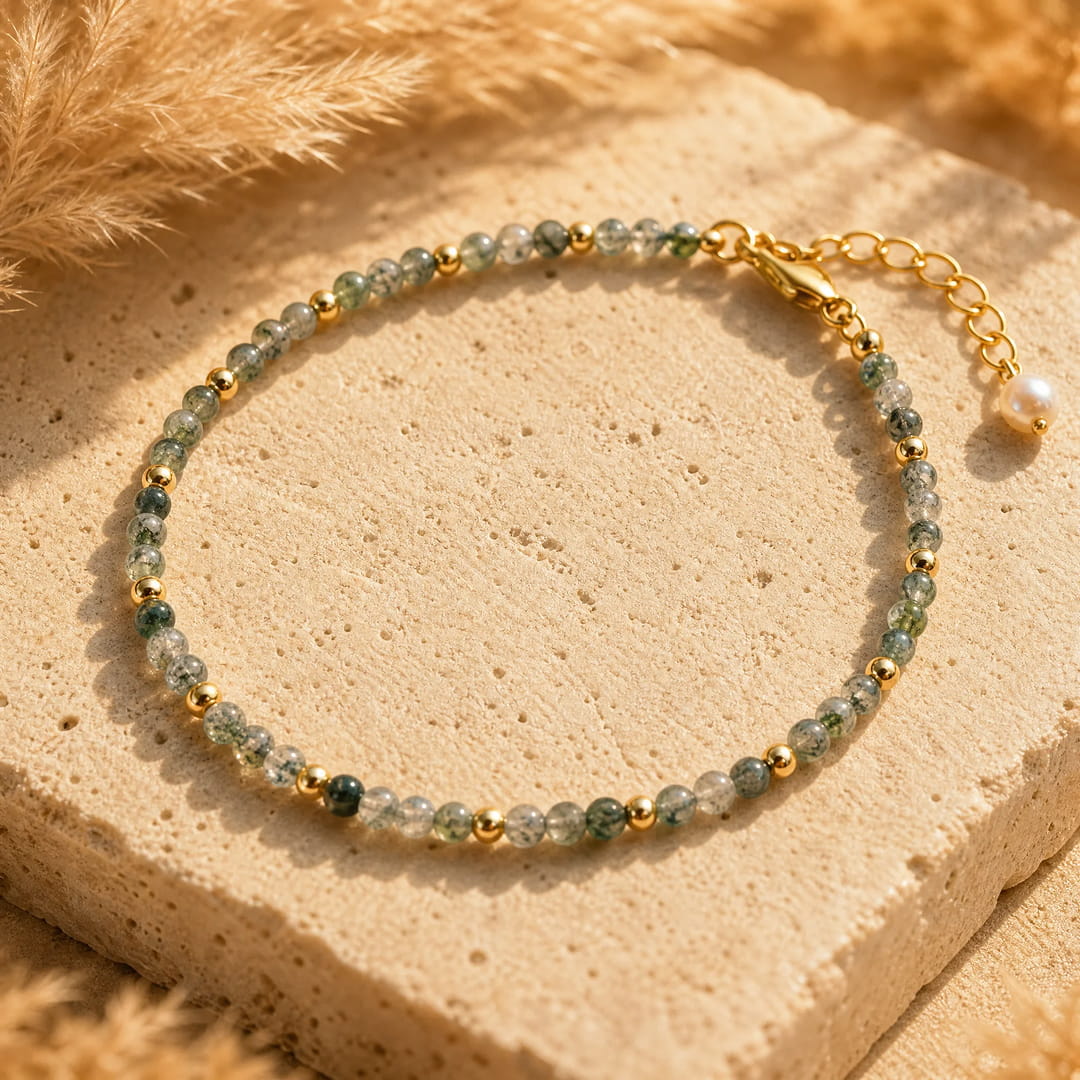 Refined Bracelet in Fine Natural Stones