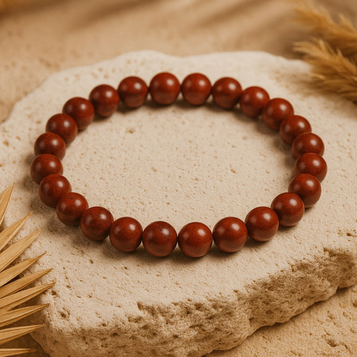 "Endurance" Bracelet in Red Jasper