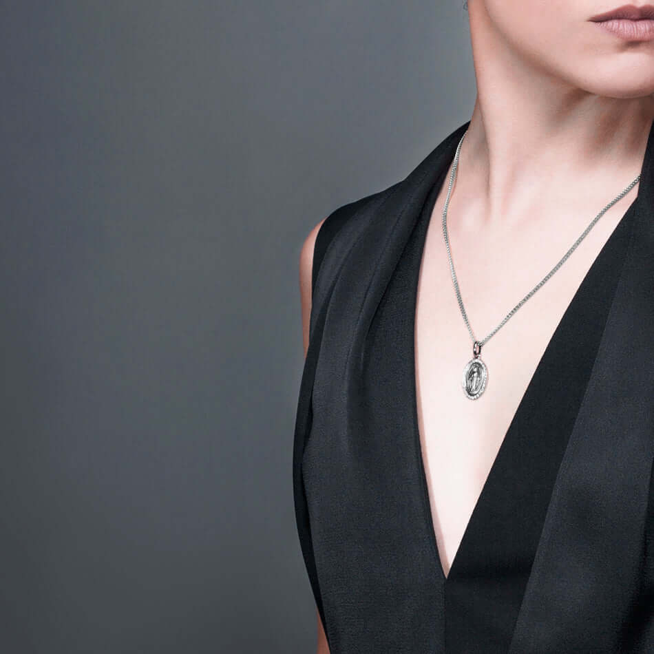 MIRACULOUS NECKLACE - DIAMONDS - WHITE GOLD