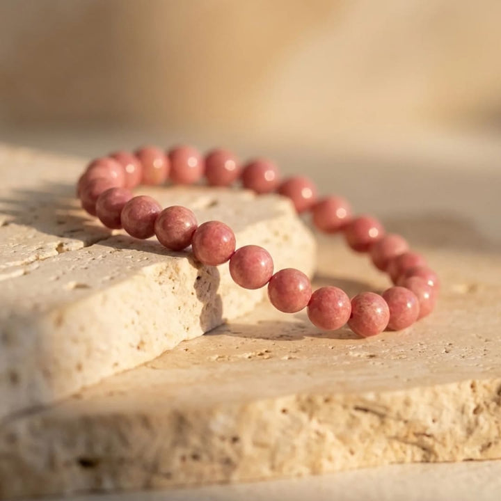 "Sweetness of the Heart" Rhodonite Bracelet