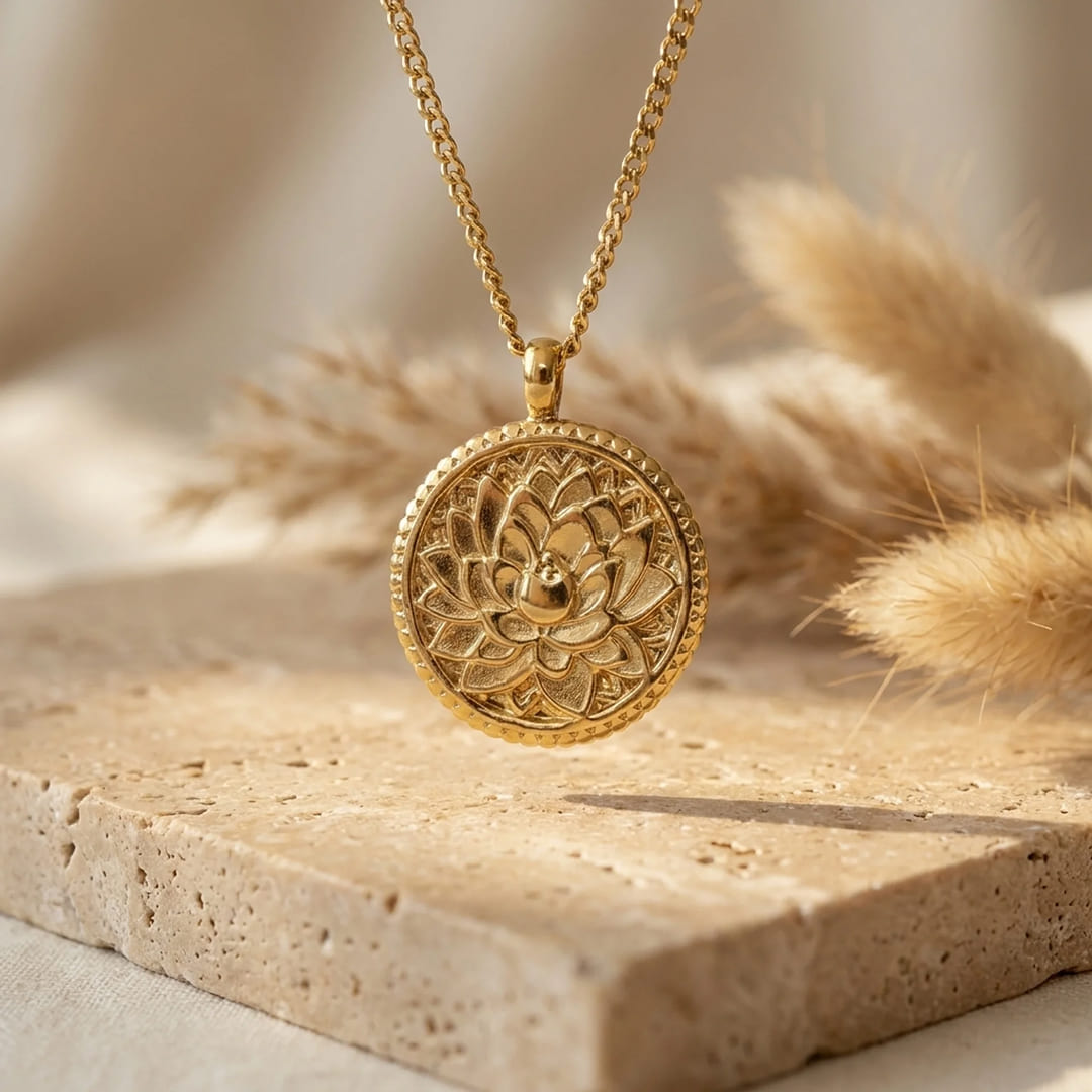 "Bloom" Lotus Flower Necklace