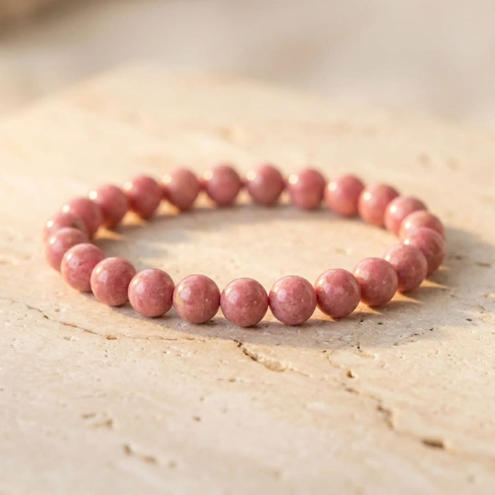 "Sweetness of the Heart" Rhodonite Bracelet