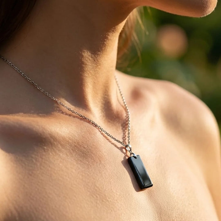 "Elegance & Power" Pendant in Tiger's Eye or Black Obsidian