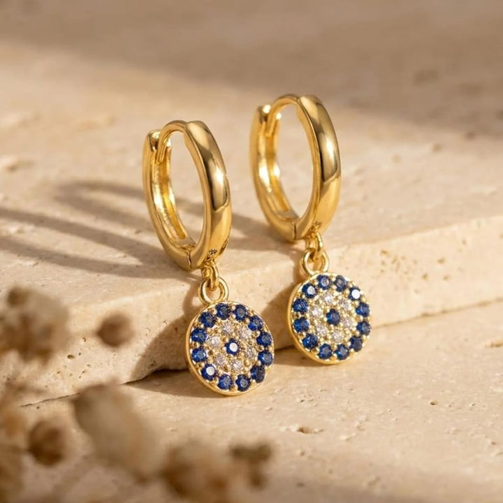"Ear Rings 'Blue Eye' – Traditional Symbol of Protection