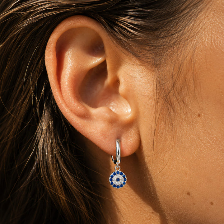 "Ear Rings 'Blue Eye' – Traditional Symbol of Protection