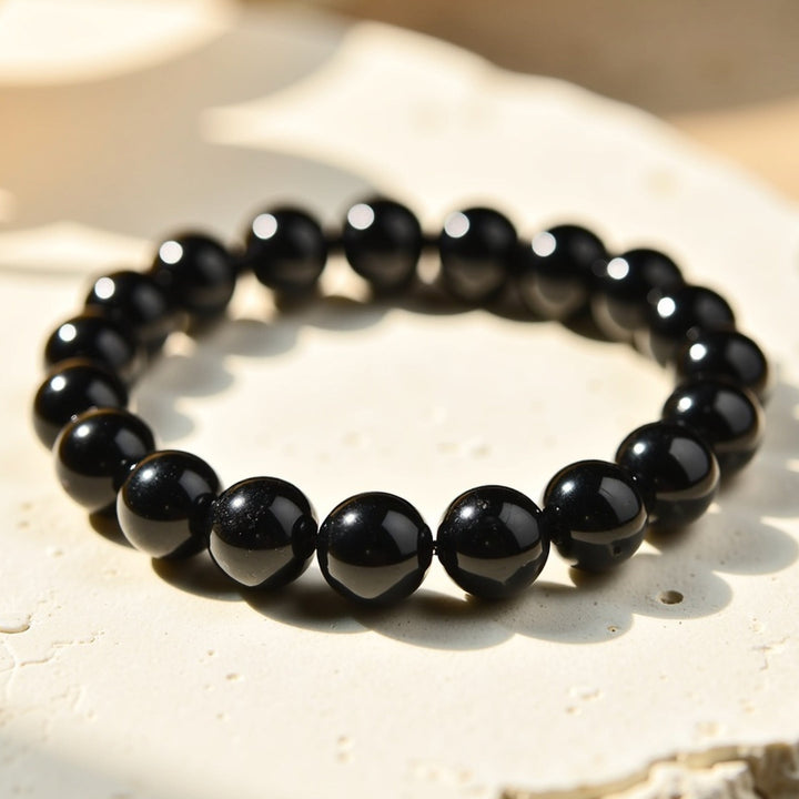 "Rempart" Bracelet in Black Tourmaline