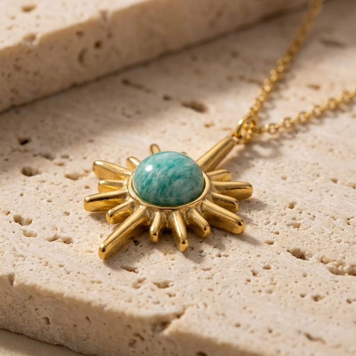 "Star of Hope" Amazonite Pendant