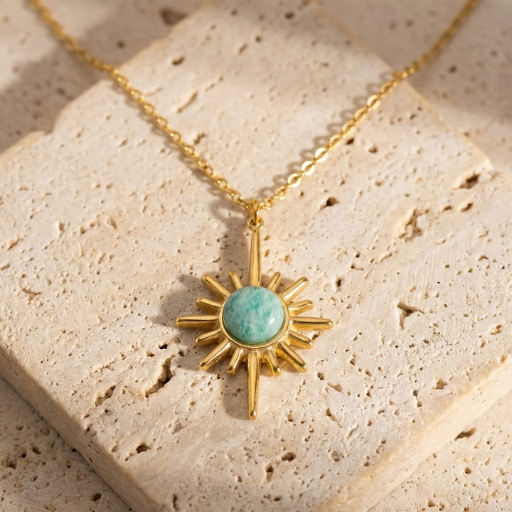 "Star of Hope" Amazonite Pendant
