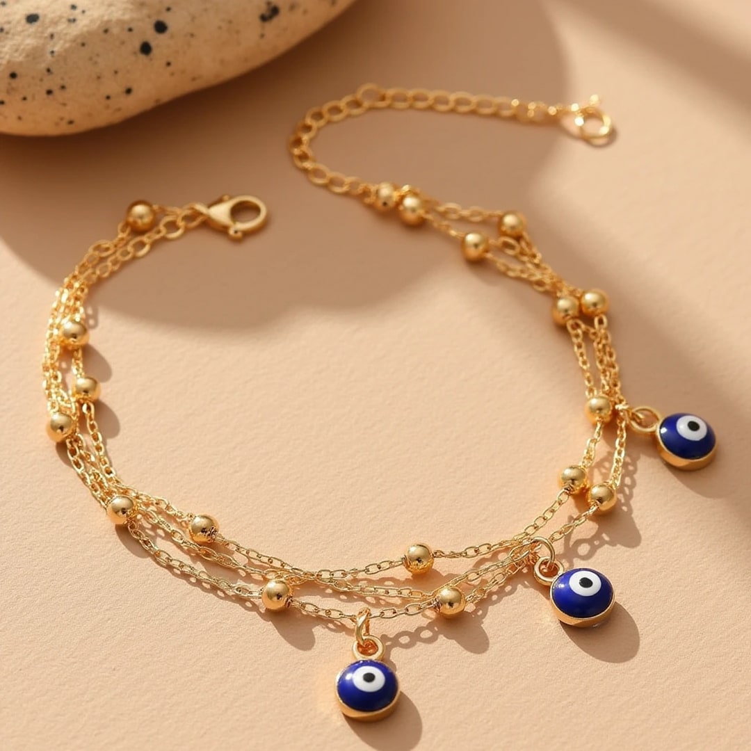 Blue Eye Anklet