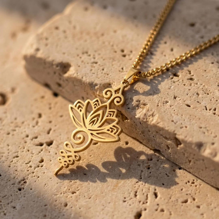 "Lotus Unalome" Pendant