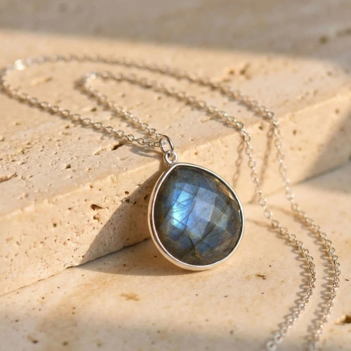 "Symbolic Protection" Pendant in Labradorite
