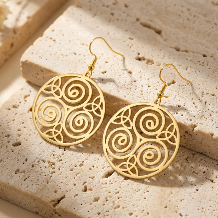 "Circle of Life" Triskel Earrings