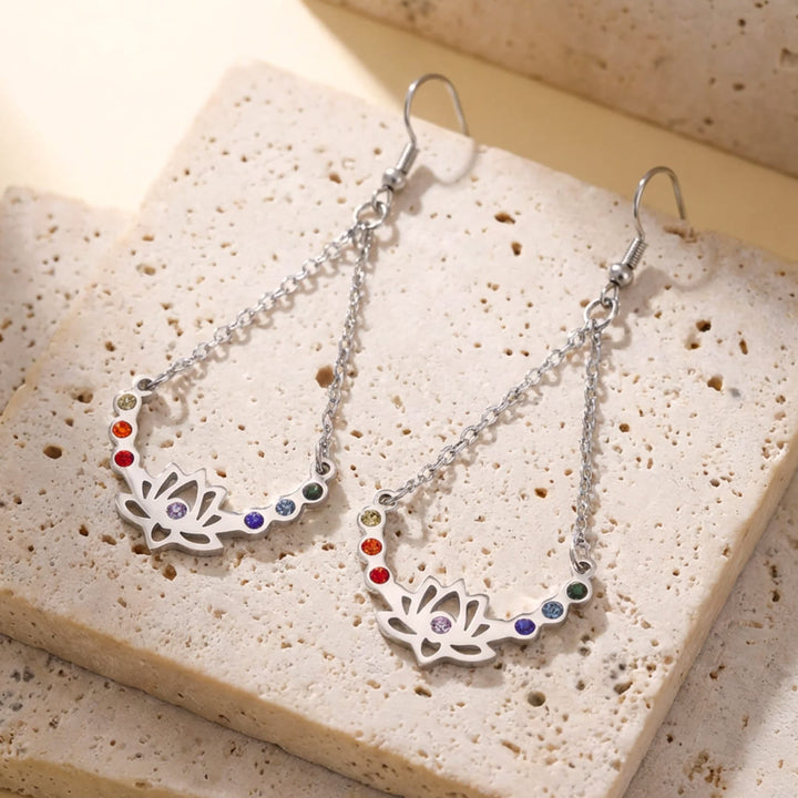 "Emerge" Earrings Arc of Light