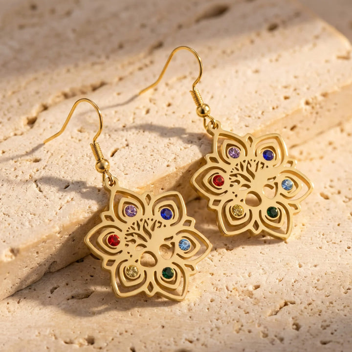 Tree of Life Earrings "Timeless Sparkle"