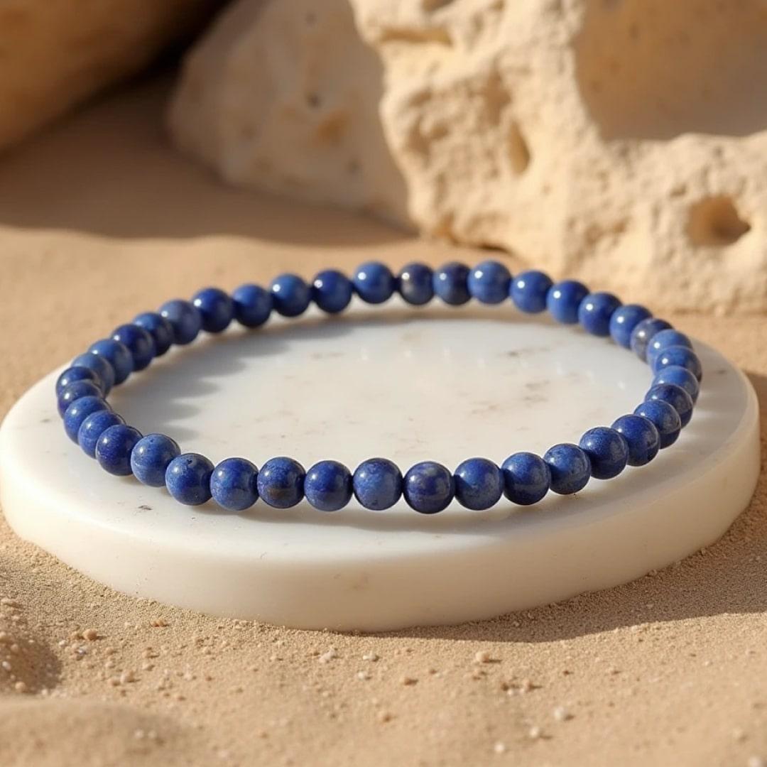 Fine Stone Bead Bracelet 4mm