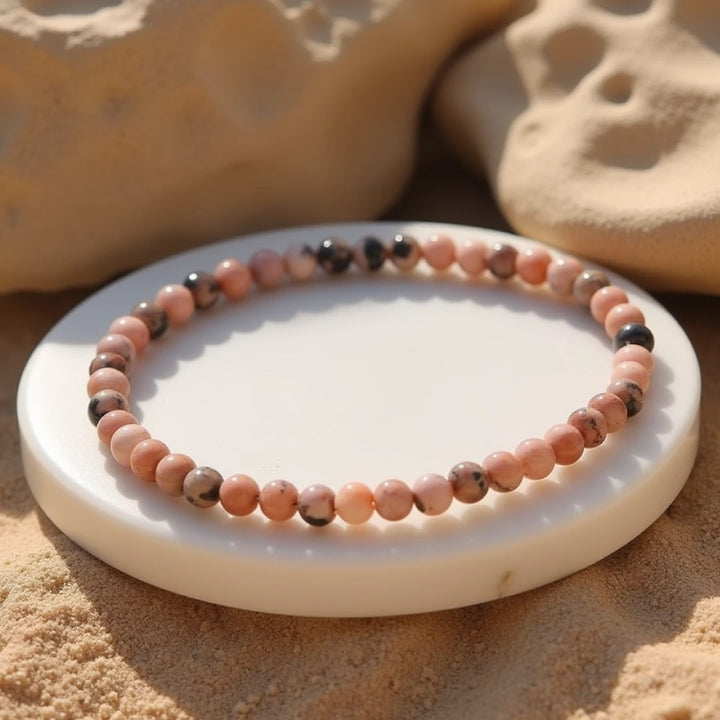 Fine Stone Bead Bracelet 4mm