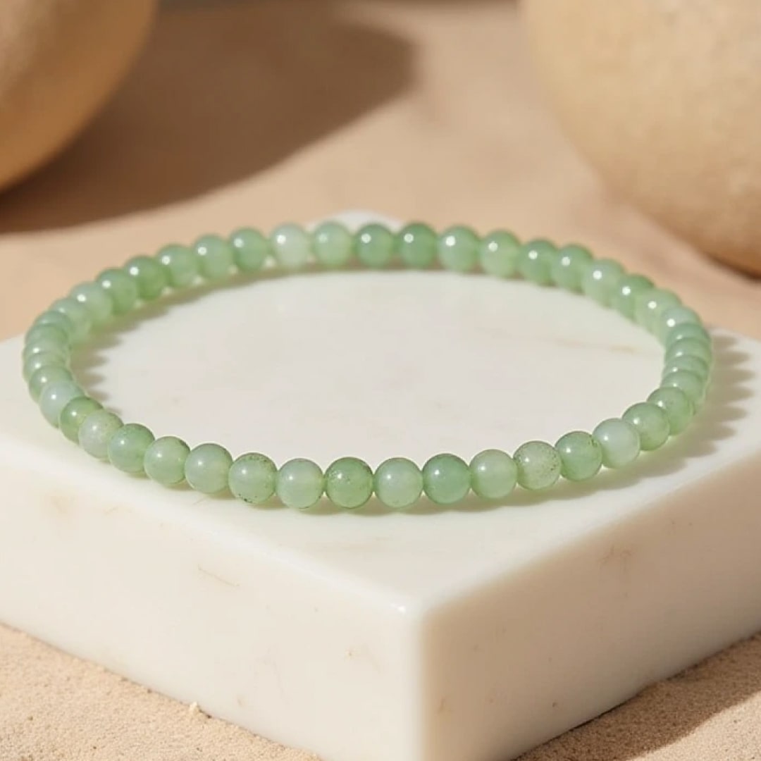 Fine Stone Bead Bracelet 4mm