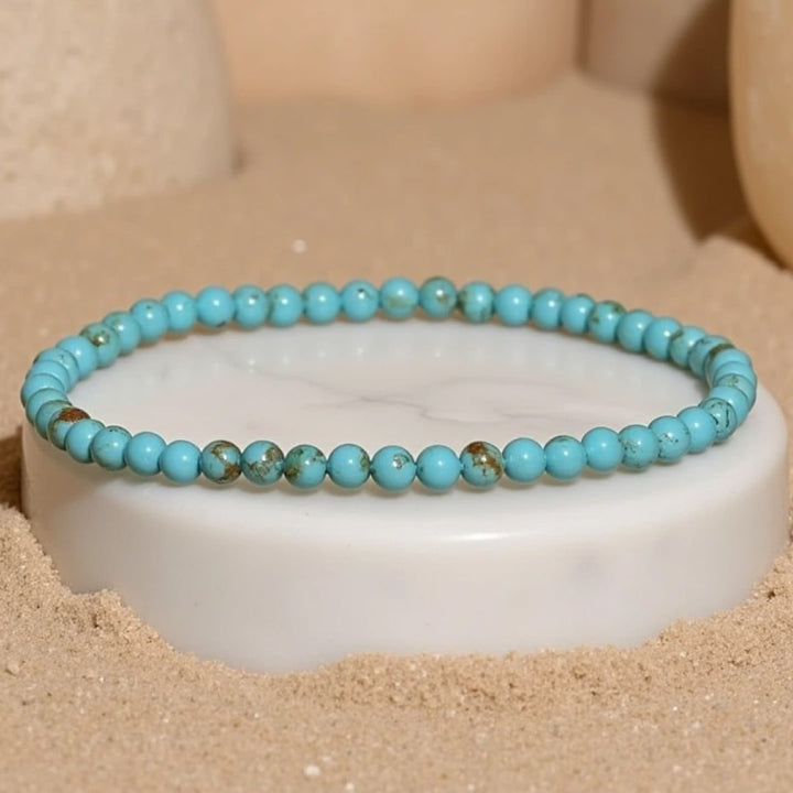 Fine Stone Bead Bracelet 4mm