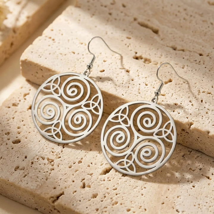 "Circle of Life" Triskel Earrings